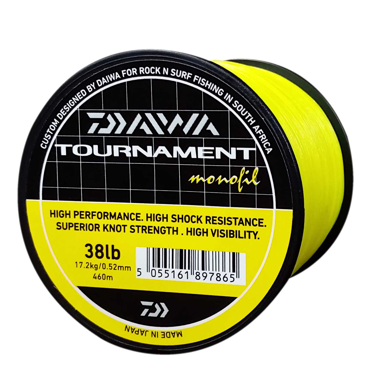 Daiwa Tournament Nylon Fishing Line 17.2KG/38Lb .52MM Colour