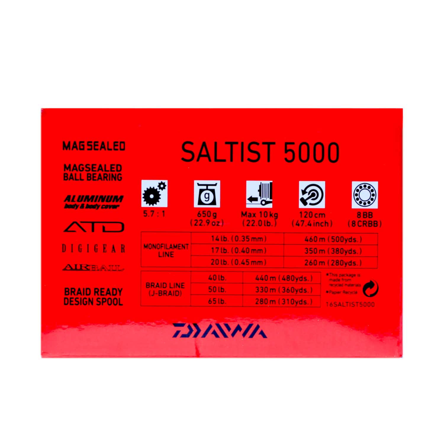 Daiwa Saltist 5000 Spinning Reel Showspace