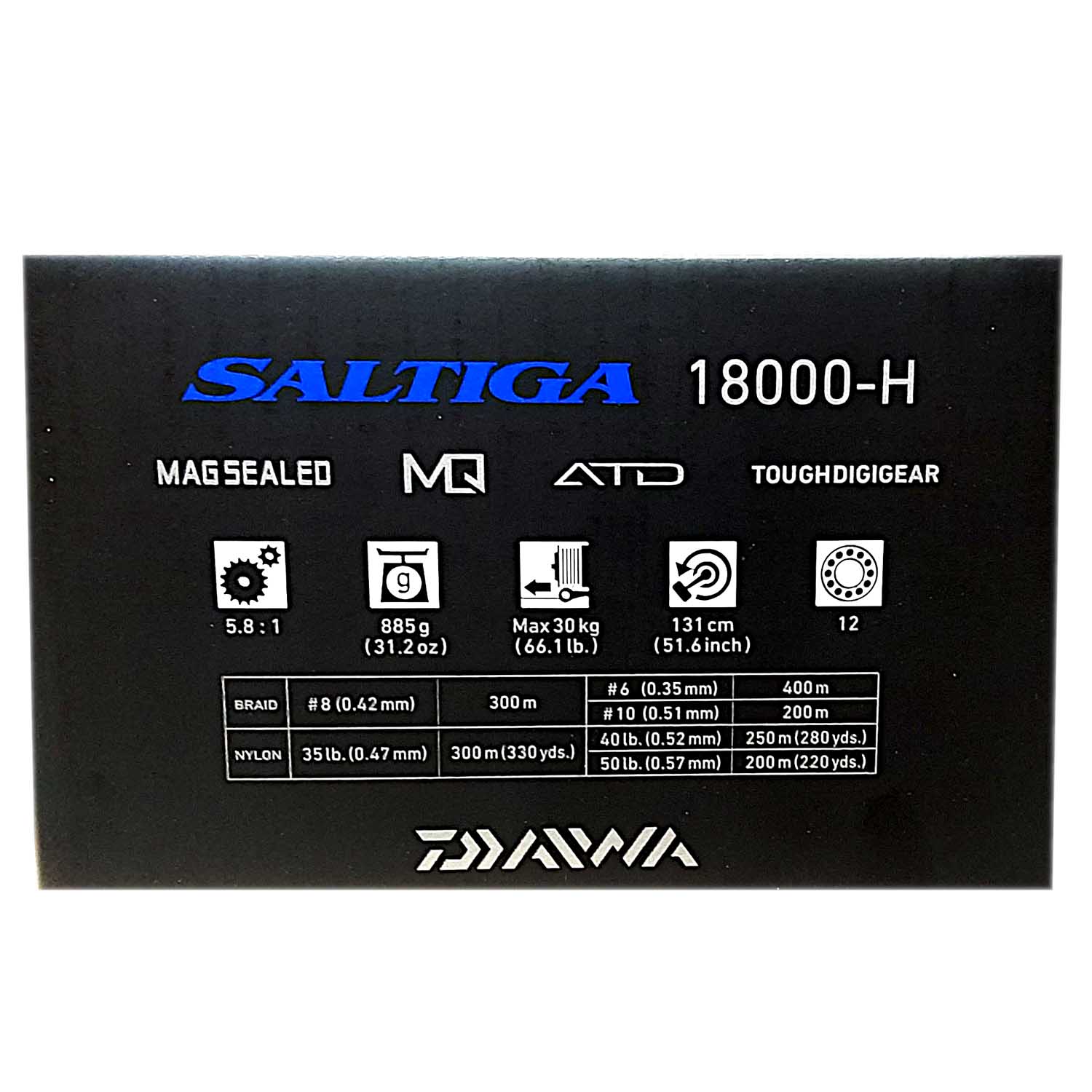 Daiwa Y20 Saltiga 18000H 6000 Fishing Spinning Reel - Showspace