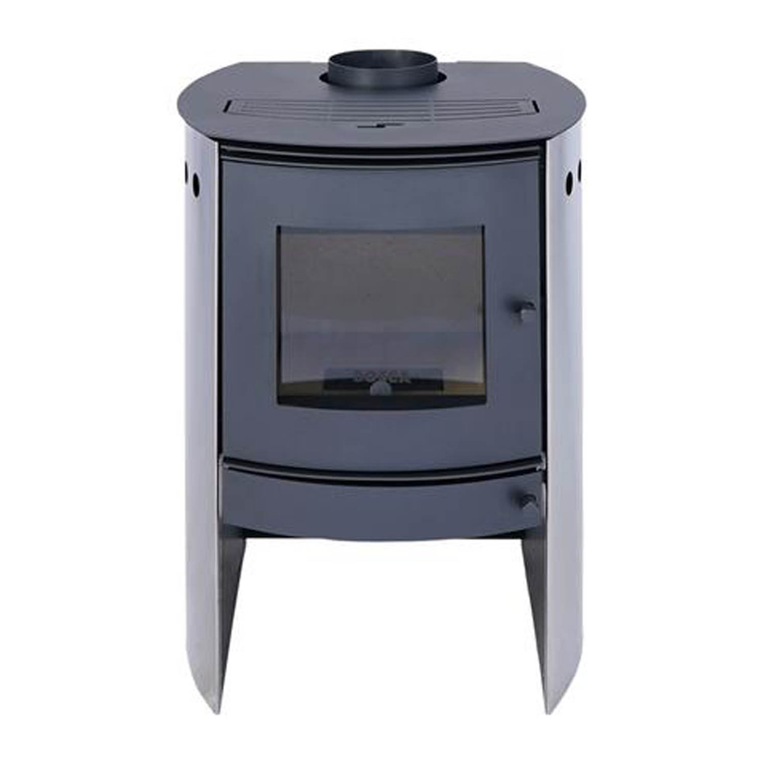 Bosca Spirit 380 Stainless Steel Closed Combustion Fireplace