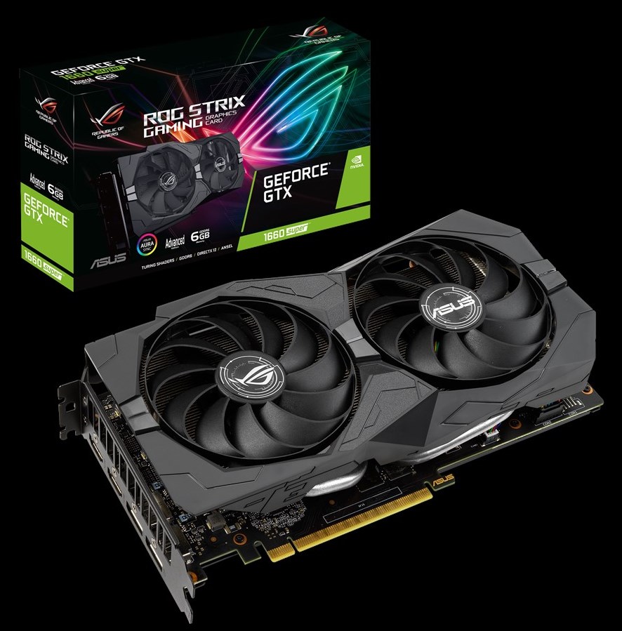 Rog Strix Geforce Gtx 1660 Super Advanced Edition 6gb Gddr6 Rocks High Refresh Rates Without Breaking A Sweatrog Strix Geforce