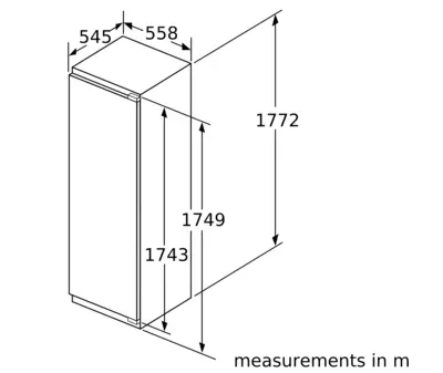 Siemens 319 Litre Built-In Full Fridge - Iq500 - Image 3
