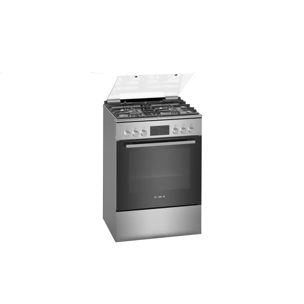 Bosch Serie 4 – 60cm Freestanding Gas / Electric Cooker Stainless Steel