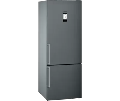 Siemens  505 Litre No Frost Fridge / Bottom Freezer Doors Black – Iq500