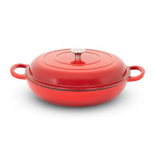 Megamaster Enamel Series Braai Pan with Lid
