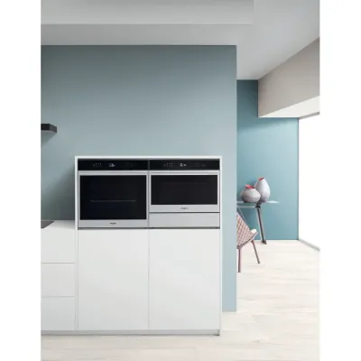 Whirlpool built in electric oven W7 OM 44 BS1H: inox color, self cleaning - Image 3