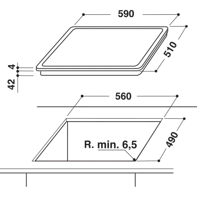 Whirlpool hob AKT 109 NE - Image 2