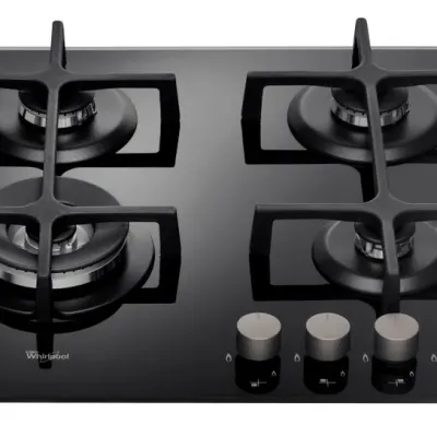 Whirlpool gas hob: 4 gas burners - Fusion Knobs - Image 1