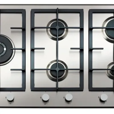 Whirlpool gas hob: 5 gas burners - Inox - Image 1