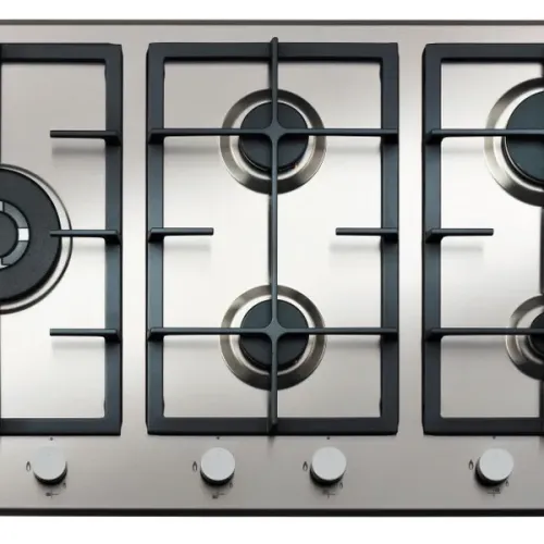 Whirlpool gas hob: 5 gas burners - Inox
