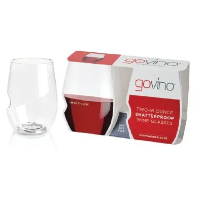 Govino Dishwasher Safe Red Wine Glasses Set 470ml - Image 1