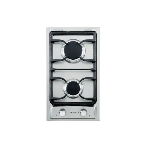 Elba 2 Burner Gas Hob/Cast Iron Support