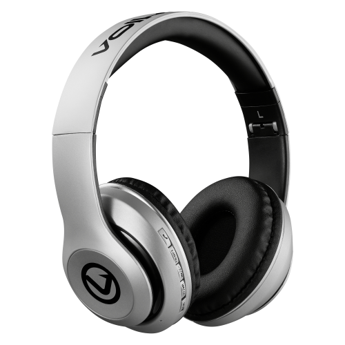 Volkano Silver Bluetooth Headphones Impulse Series