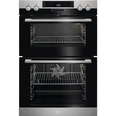 Aeg 60Cm Stainless Steel Double Oven - Dck431110M - Image 1