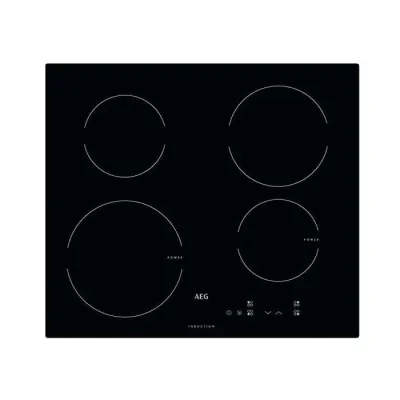 Aeg 60Cm Black Induction Hob - Hk604200Ib - Image 1