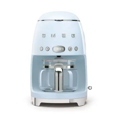 Smeg Retro Pastel Blue Drip Filter Coffee Machine - Dcf02Pbsa - Image 1