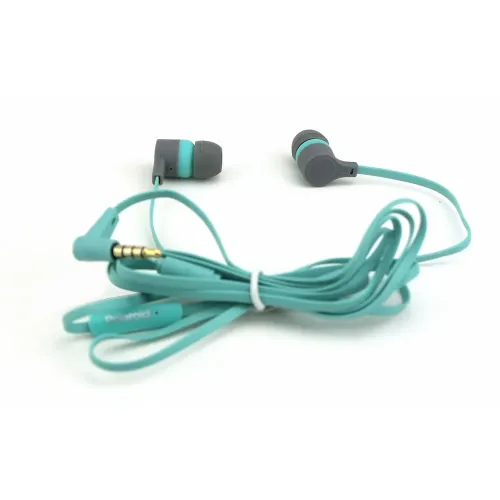 Polaroid Tangle Free Earphones - Turquiose