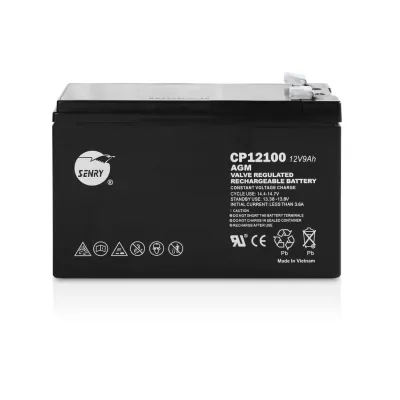 RCT SENRY 12V DC 9AH RECHARGEABLE SEALED AGM BATTERY - Image 2