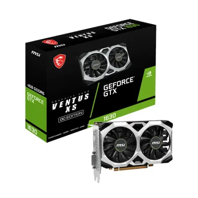 MSI Nvidia GeForce GTX 1630VENTUS XS OC 4GB GDDR6 128-BIT Graphics Card - Image 1