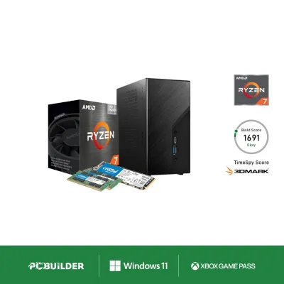 PCBuilder Ryzen 7 5700G EXTRACTION Windows 11 Gaming PC - Image 1