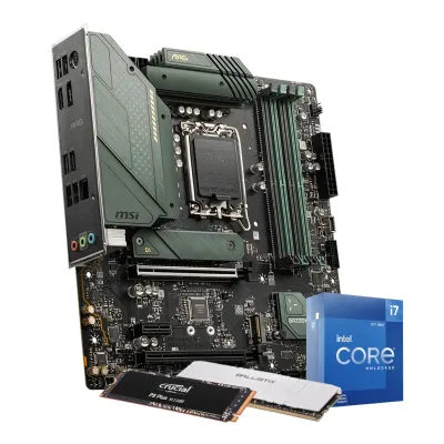 Intel i7-12700KF GRAND PRIX Upgrade Kit (MSI B660M BAZOOKA|Crucial Balllistix 16GB RAM|Cruciel Gen4 SSD NVME 1TB) - Image 1
