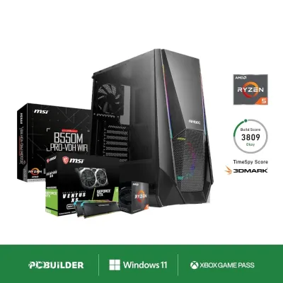 PCBuilder Ryzen 5 5600X SCOUT Windows 11 Gaming PC - Image 1