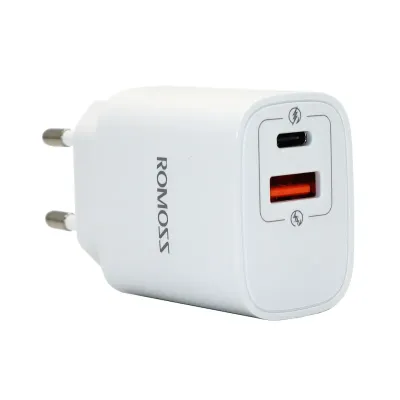 ROMOSS AC20T 2XUSB SOCKET FAST CHARGER - Image 1