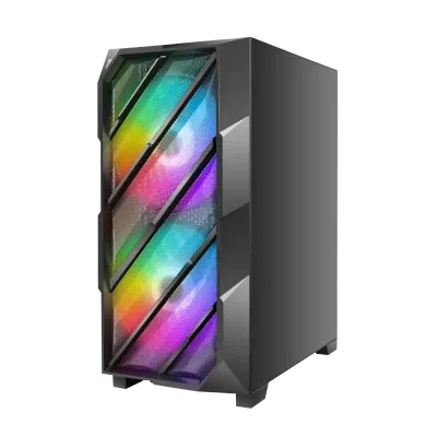 Antec NX700 ATX | Micro-ATX | ITX ARGB Mid-Tower Gaming Chassis - Black - Image 3