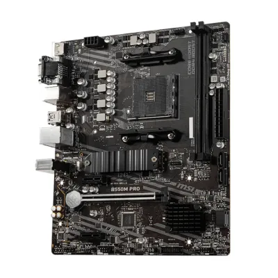 MSI B550M PRO AMD AM4 MATX Gaming Motherboard - Image 3