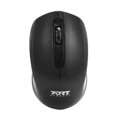 Port Connect Wireless Mouse 1000DPI - Black - Image 1