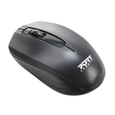 Port Connect Wireless Mouse 1000DPI - Black - Image 3