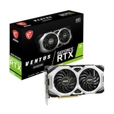 MSI Nvidia Geforce RTX 2060 Ventus OC 6G GDDR6 192-Bit Graphics Card - Image 1