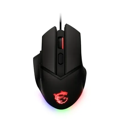 MSI Clutch GM20 Elite 6400DPI RGB Gaming Mouse - Black - Image 2