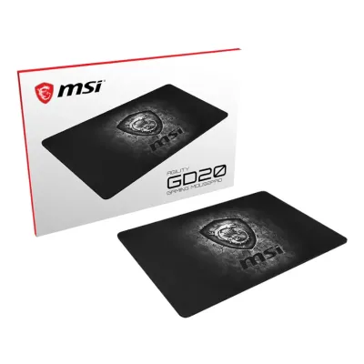 MSI Agility GD20 320x220 Mousepad - Black - Image 1