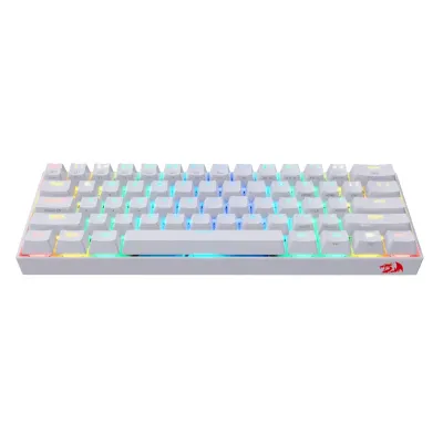 REDRAGON DRACONIC Mechanical 61 Key|Bluetooth 5.0|RGB 9 Colour Modes|Rechargable Battery|Type-C Charging Cable Gaming Keyboard - White - Image 4