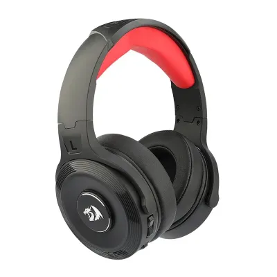 REDRAGON Over-Ear PELOPS Wireless PC|XONE|PS4 Wireless Gaming Headset - Black - Image 2