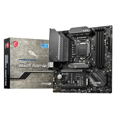 MSI B560M MORTAR Intel LGA1200 M-ATX Gaming Motherboard - Image 1