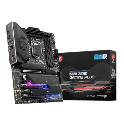 MSI Z590 GAMING PLUS Intel LGA1200 ATX Gaming Motherboard - Image 1