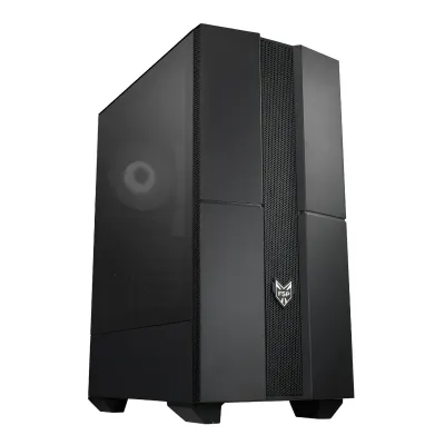 FSP CMT271A ATX | Micro-ATX | Mini-ITX ARGB Mid-Tower Gaming Chassis - Black - Image 1