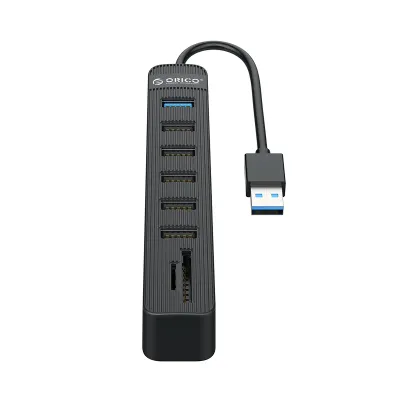 ORICO USB3.0 to 1x USB 3.0 | 5x USB2.0 + SD|TF HUB BK - Image 2