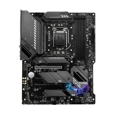 MSI Z590 Tomahawk Wifi Intel LGA1200 ATX Gaming Motherboard - Image 2