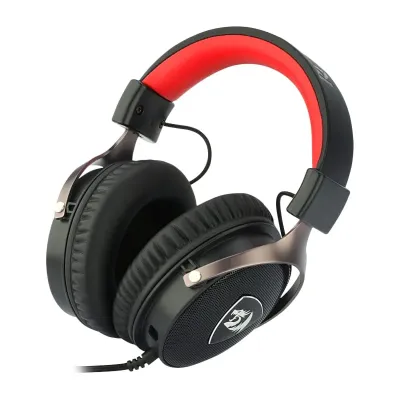 REDRAGON Over-Ear ICON USB PC|PS4|XONE|SWTCH Gaming Headset - Black - Image 2