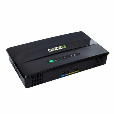 GIZZU 60W 65Wh 17600mAh Mini POE DC UPS – Black - Image 1