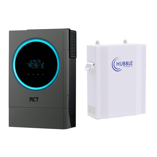RCT Axpert 5.6Kva Inverter + Hubble Am2 5.5Kw Battery