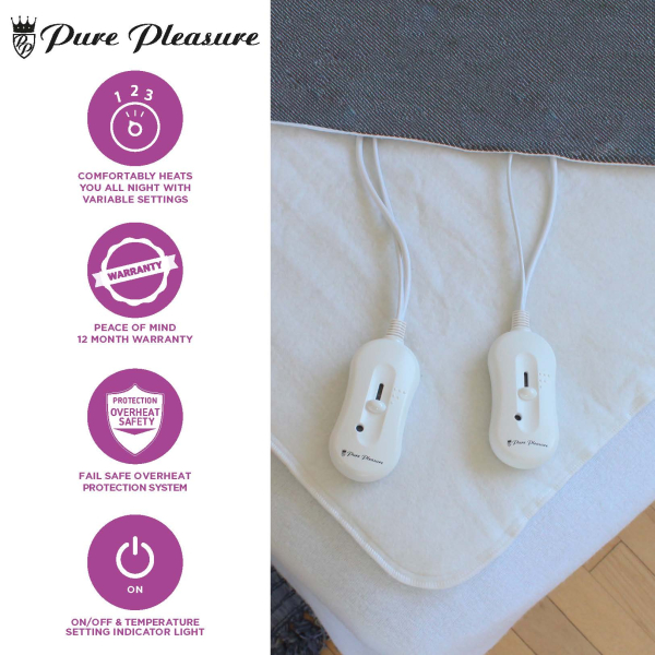 Pure pleasure sales electric blanket