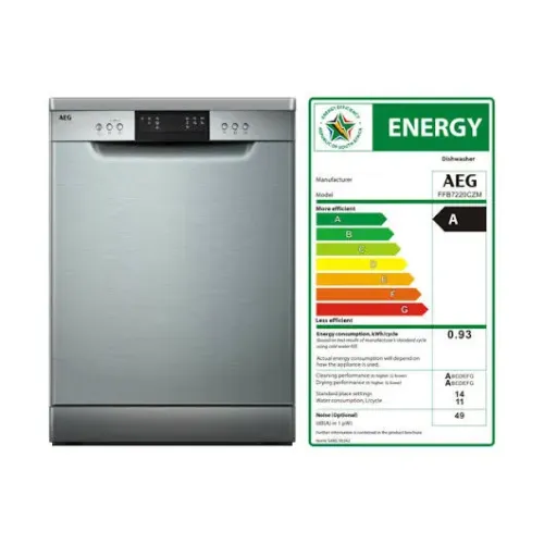 AEG FFB7220CZM 14 Place Stainless Steel Dishwasher
