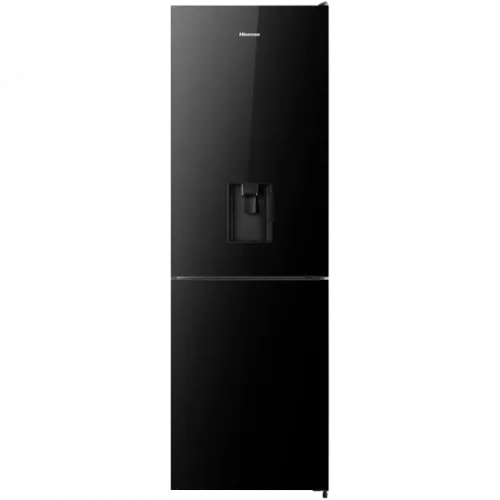 Hisense H415BMIB-WD 305L Black Mirror Combi Fridge/Freezer