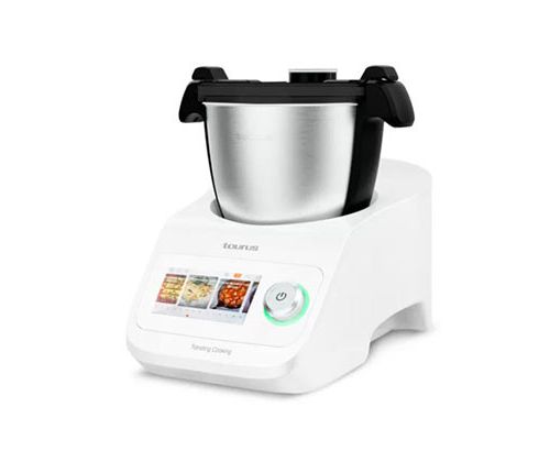 Taurus 925016 Kitchen Machine Wifi Connectivity LCD Display Stainless Steel White 3.5L 1300W "Trending Cooking"