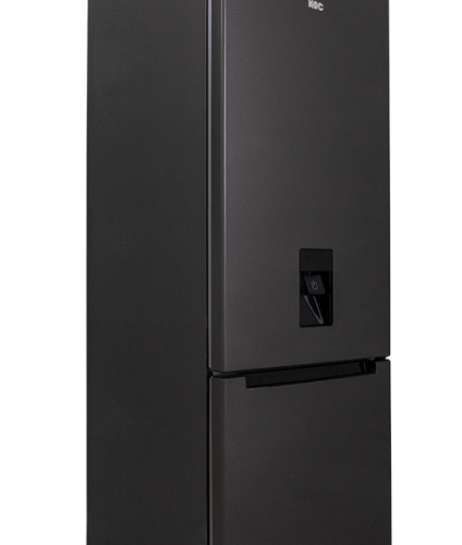 KIC KBF 635/2 GR WATER 314L Dark Grey Combi Fridge with Water Dispenser